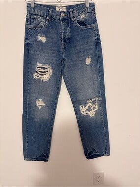 We the free distressed jeans